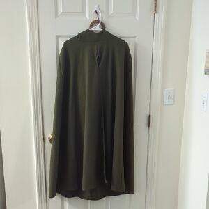 Renaissance Faire - Olive Green Cape With Hood